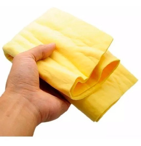 Imagen 5 de 9 de Paño Sintetico Gamuza Chamoi Extra Absorvente Auto Hogar