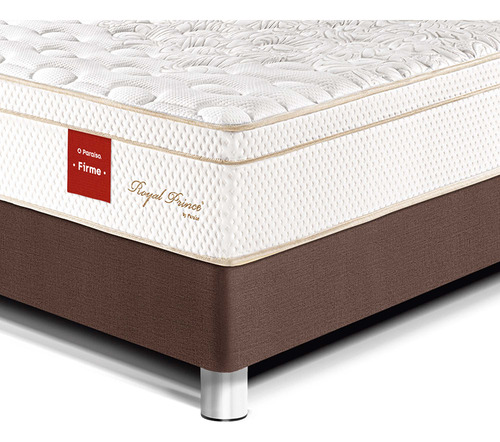 Cama Paraíso Royal Prince 1.5 Plz Chocolate