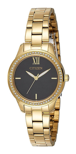 Relógio Citizen Feminino Dourado El3082-55e Tz28333u