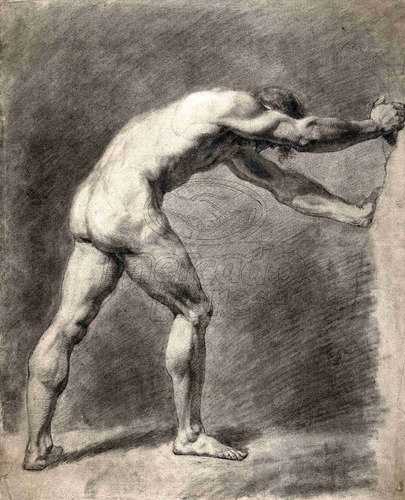 Lienzo Arte Canvas John Constable Desnudo Hombre 105x85