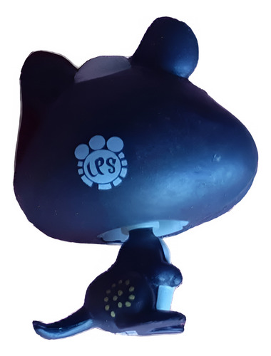 Littlest Pet Shop Ardillita Negra Con Blanco (Usado)