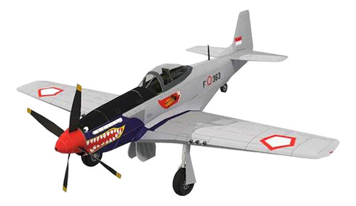 1/33 P-51d Modelo Avión Montar Juguete Diy Montaje