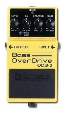 Pedal De Bajo Electrico Boss Odb3 Bass Overdrive Distorsion