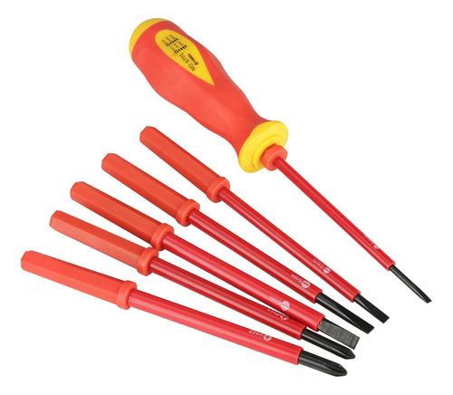 7 Unids/set Multifunción Aislado Ranura Cruz Electricista De