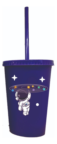 6 Vasos Astronauta, Fiesta Infantil Multicolor