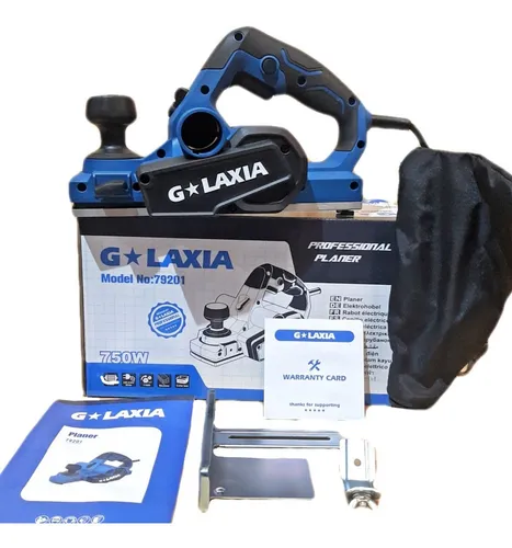 Cepillo eléctrico de mano Galaxia 79201 8.2cm 220V azul