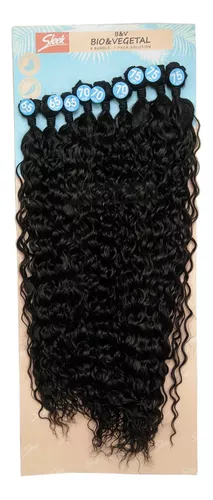 Cabelo Bio Vegetal Cacheado Fatima Sleek 320gr 75cm