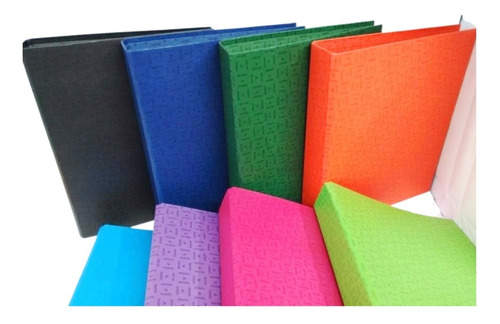 Imagen 8 de 8 de Carpeta Tamaño Oficio2 Anillos 20 Mm Colores Calidad Premium