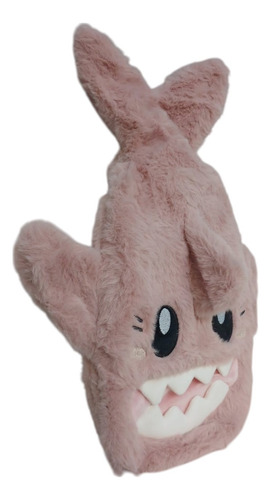 Bolsa Agua Caliente Funda Tiburón Peluche 1000ml Toyz Rosa