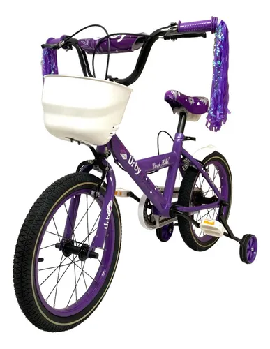 Bicicleta Infantil Rodado 16 C mara Y Cubierta Violeta