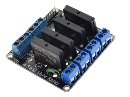 Imagen 4 de 4 de Rele De Estado Solido (ssr) 4 Canales 5vdc G3mb-202p