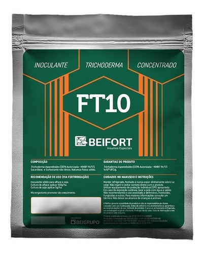 Inoculante Trichoderma Concentrado Ft10 1g - Beifort