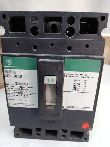 Breaker 3x60 General Electric 