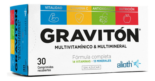 Multivitamínico Multimineral Fórmula Completa Gravitón X 30 