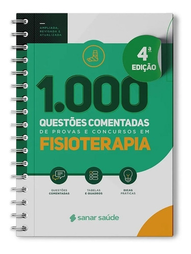1.000 Questões Fisioterapia 2021 - 4ª Ed. - Sanar Editora