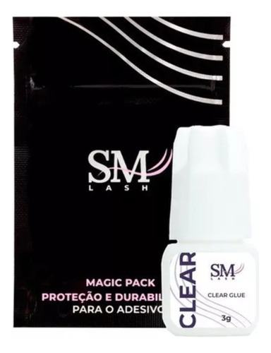 Cola Adesivo Sm Lash Clear 3ml - Para Extensão De Cílios