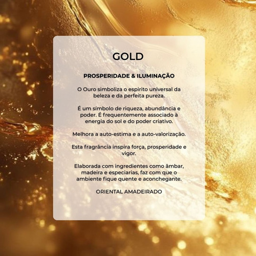 Kit Gold (iluminação) - Aromatizadores 2x100ml I Di Piettro