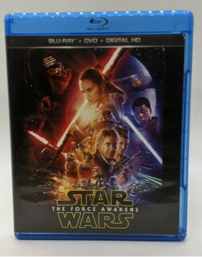 Star Wars: The Force Awakens (blu-ray, Dvd, Region 1, Pg Ccq