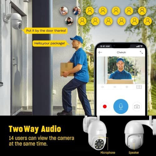 Camara Seguridad 2k Inalambrica Acampar Para Hogar 3 Mp