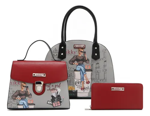 comprar Set 3pzas De Bolsas Urban Coffee Dream Nikky By Nicole Lee