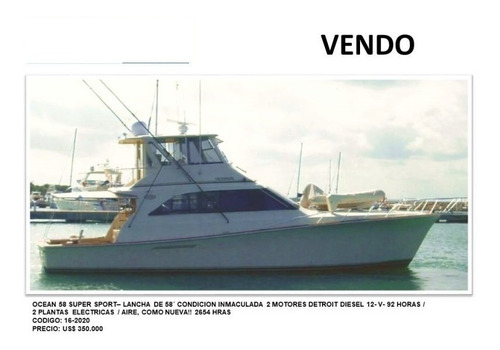 Lancha Ocean Super Sport