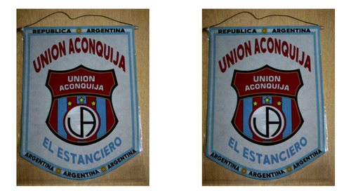 Banderin Mediano 27cm Union Aconquija Catamarca