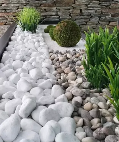 Jardines con piedras para decorar