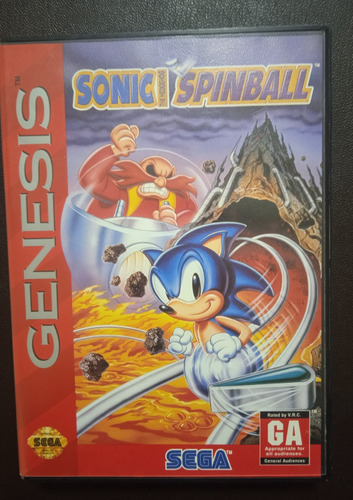 Sonic Spinball En Caja Y Con Manual - Sega Genesis 