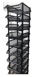 Comprar 10 Cestos Mini Lojas Fabricante Empilhavel Gondola Fabrica De Plástico No Brás no Mercado Livre