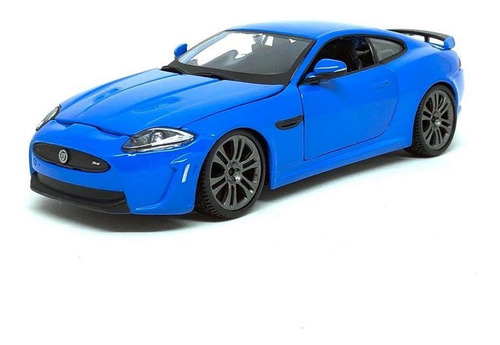 Miniatura Carro Jaguar Xkr-s Azul 1:24 Burago