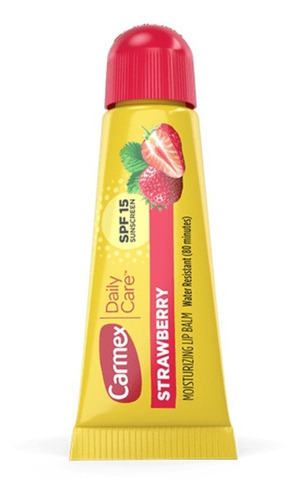 Imagen 1 de 1 de Carmex Tube Moisturizing Flavored Lip Balm Strawberry