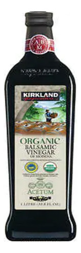 Vinagre Balsámico De Modena Orgánico Kirkland Signature 1 Lt