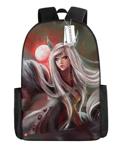 Mochila Naruto Boy De 13pzs, Lonchera, Estuche Para Lápic