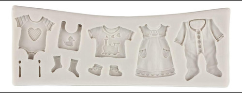 Mypracs Lindo Bebé Silicone Fondant Molde Pastet Juego De 4