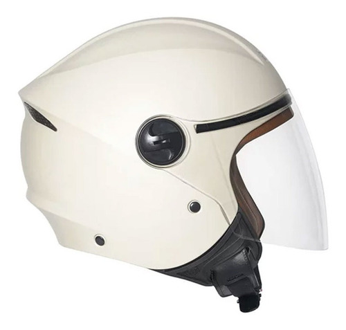 Imagem 2 de 6 de Capacete Taurus Joy23 Bege Fosco
