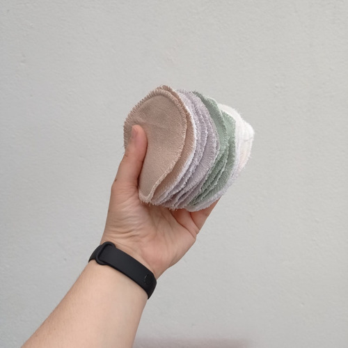 Imagen 5 de 9 de Protectores De Lactancia Lavables Reutilizables Impermeables