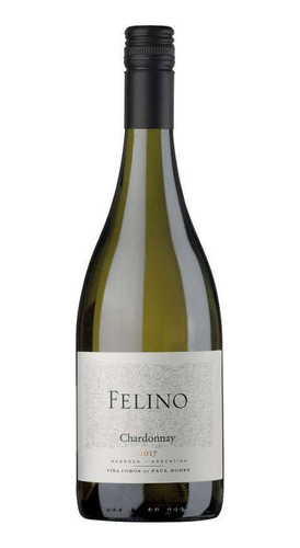 Vino Blanco Felino Chardonnay 750ml Viña Cobos Puro Escabio