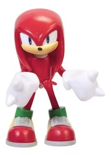 Brinquedo Boneco Sonic 2 Filme Articulado Knuckles 10cm 3409