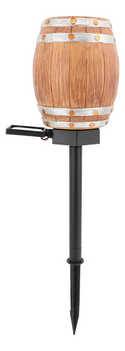 Barril De Vino Con Sensor Led Solar Pathway Pp