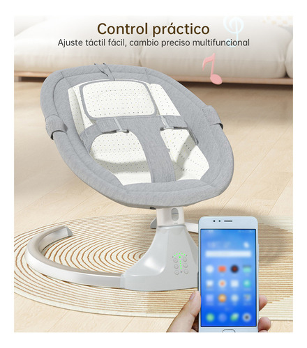 Mecedora Eléctrica Bebé Silla Bouncer Multifuncional Artefacto Mágico Para Calmar A Los Bebés Cuna Balanceadora Para Recién Nacidos Mecedora Eléctrica Con Mosquitero