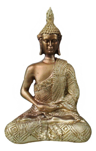 Estatua De Buda Para Decoración Zen Estatua De Buda Color Dorado