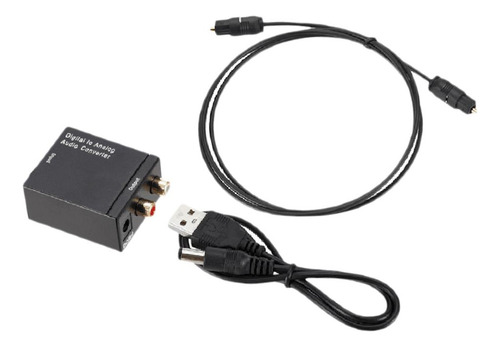 Señal Digital De Fibra A Rca Analógico L / Aux Converter