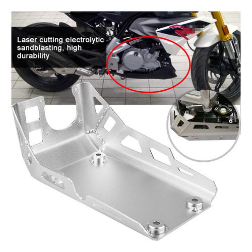 Skid Plate Aluminio Ngo P/ G310 Gs, P- G310r Eg-1 '16-'18