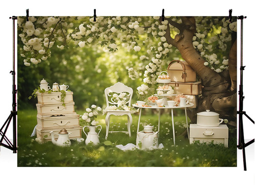 Fondo De Fotografía De Flor De Hierba De Bosque De Primavera