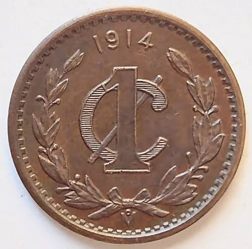 Moneda Antigua De 1914 Pieza Unica. Vp. 