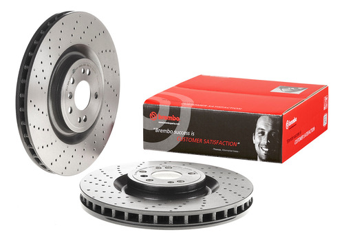 Disco Brembo Mercedes-benz M-class Ml500 4-matic 13-14 Del