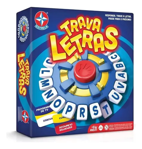 Estrela Brinquedos Letter Lock Board Game Star Familia 1301658000016 Portugues