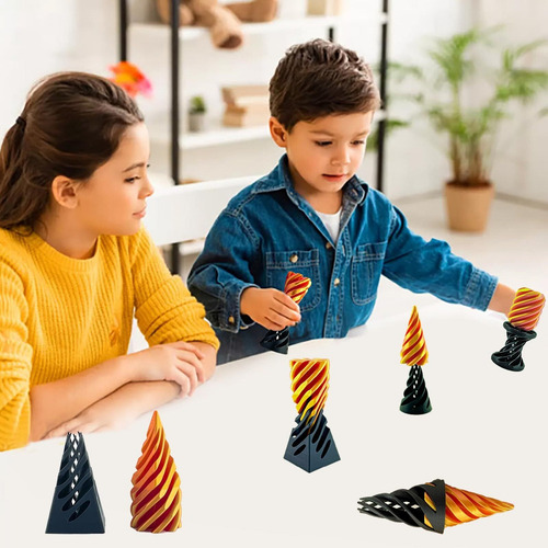 3 Paquetes Conos Espirales Imposibles, Juguete Antiestrés