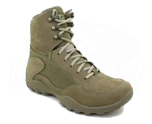 Bota Masculina Couro Motoqueiro Steitz 5022 Bege Com Nota