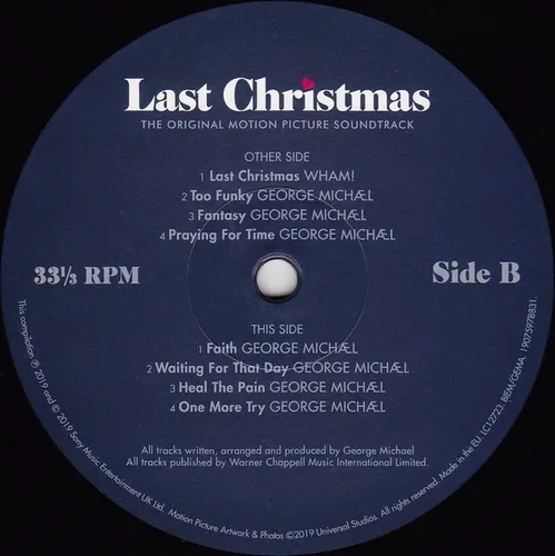 Vinilo 2x George Michael & Wham! Last Christmas Soundtrack